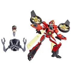 Transformers: EarthSpark Deluxe Terran Twitch figurka akcji do transformacji – Hasbro zdjęcie 3