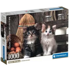 Urocze kociątka HQC 1000 elementów puzzle - Clementoni