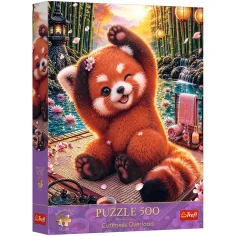 Uroczy czerwony panda 500 sztuk Premium plus jakości puzzli - Trefl zdjęcie 1