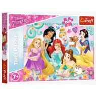 Wesoły świat Księżniczek Disneya, puzzle 200 elementów – Trefl