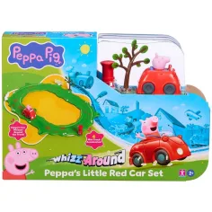 Whizz-Around Peppa świnka z czerwoną zabawką samochodową