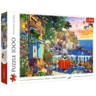 Widok na Cinque Terre 1000-elementowe puzzle - Trefl