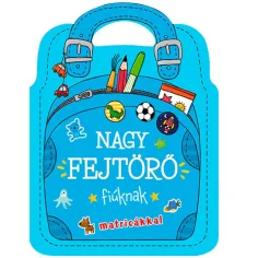 Duża zagadka - zeszyt z naklejkami dla chłopców