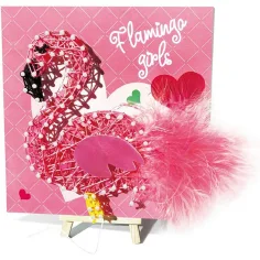 WowBox: Obrazek z nici LED - Flamingo zdjęcie 2