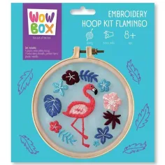 WowBox: Zestaw do haftu z wzorem flaminga