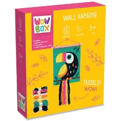 WowBox: Zestaw kreatywny do makramé z dekoracją ścienną z wzorem tukana zdjęcie 1