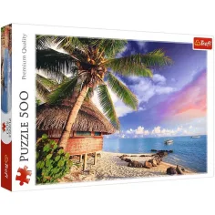 Wyspa Bora-Bora - puzzle 500 elementów - Trefl