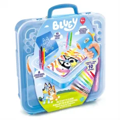 Zestaw do tworzenia plakatów Bluey Airbrush Art w walizce zdjęcie 1
