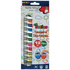 Zestaw farb temperowych 7,5ml 12szt.