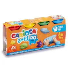 Zestaw kolorowej gliny Baby Do 8 sztuk - Carioca