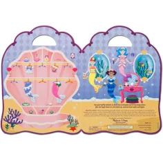 Syrenka puf matowa zestaw naklejek - Melissa & Doug zdjęcie 2