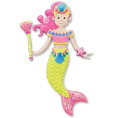 Syrenka puf matowa zestaw naklejek - Melissa & Doug zdjęcie 3
