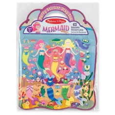 Syrenka puf matowa zestaw naklejek - Melissa & Doug