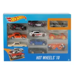 Zestaw małych samochodów Hot Wheels 10szt - Mattel