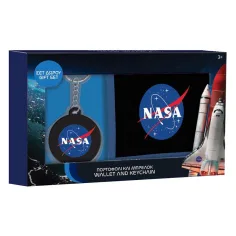 Portfel NASA z breloczkiem w zestawie prezentowym