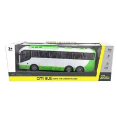 Zielono-biały autobus zdalnie sterowany City Bus