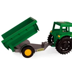 Zielony traktor z przyczepą 38,5 cm - Wader zdjęcie 3