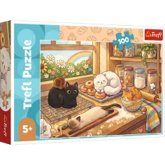 Złe kociątka 100-częściowe puzzle - Trefl zdjęcie 1
