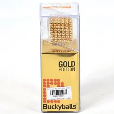 Złote kulki magnetyczne 5mm 216szt