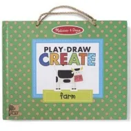 Zmazywalny zestaw do rysowania i magnetyczna farma - Melissa &amp; Doug