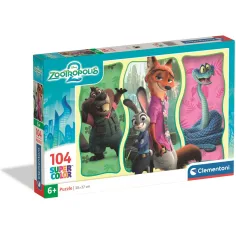 Zootopia 2 104 elementów Super Color Puzzle - Clementoni