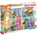 44 Zwariowany kotek Supercolor 4 w 1 puzzle - Clementoni