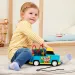 ABC Fynn Fruit samochodzik do ciągnięcia z prowadnicą kulkową 25 cm - Simba Toys