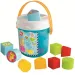 ABC Kolorowe wiaderko do sortowania kształtów 16x13cm - Simba Toys
