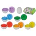 ABC kolorowe jajka sorter kształtów 6 sztuk jajek - Simba Toys