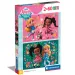 Alicja w Krainie Czarów 2x60-elementowe supercolor puzzle - Clementoni