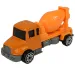 Alloy Car: 6-częściowy zestaw ciężarówek budowlanych 8 cm