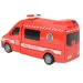 Ambulans: Karetka zmieniająca się w robota, dwa rodzaje, 13 cm