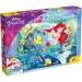 Ariel, mała syrenka 2 w 1 puzzle 250 elementów i kolorowanka 50x35 cm - Lisciani