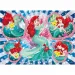 Ariel, mała syrenka 2 w 1, puzzle ekologiczne i kolorowanka, 60 elementów, 70x50 cm – Lisciani