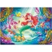 Ariel, mała syrenka 2 w 1 puzzle i kolorowanka 108 elementów 50x35cm - Lisciani