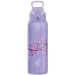Ars Una: 3D Snow Flower liliowy podwójnie ściankowy metalowy bidon 700 ml