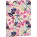 Ars Una: Beach flowers kwiecista teczka gumkowa A/4