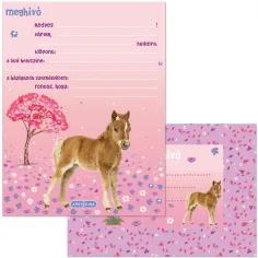 Ars Una: Cute Animals Horse — zestaw 10 zaproszeń z kopertami