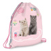 Ars Una: Cute Animals Tea Party plecak-worek z kotami, worek sportowy 32x42 cm