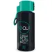Ars Una: Czarny-zielony bidon z uchwytem 650ml