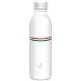Ars Una: Flag-white podwójnie izolowana metalowa butelka 600 ml