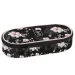 Ars Una: Flowery Black owalny piórnik 23x5,5x9 cm