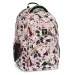 Ars Una: Flowery Pink kwiecisty ergonomiczny plecak szkolny, plecak 33x45x24 cm