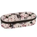 Ars Una: Flowery Pink kwiecisty owalny piórnik 23x5,5x9cm