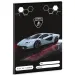 Ars Una: Lamborghini szary zeszyt w linie dla 2 klasy A/5 16-32