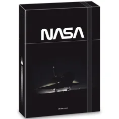 Ars Una: NASA czarna teczka na zeszyty A4 z gumką