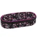 Ars Una: Pearl Blossom Black piórnik w kwiaty 23x5,5x9 cm