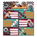 Ars Una: Rollin Mania etykiety zeszytowe z motywem rolkowym 3x6 sztuk