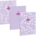 Ars Una: Soft Touch Purple Spring zeszyt gładki A4 z dodatkowymi klamrami