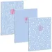Ars Una: Soft Touch Skyblue Spring zeszyt w kratkę z dodatkowymi klipsami A/4